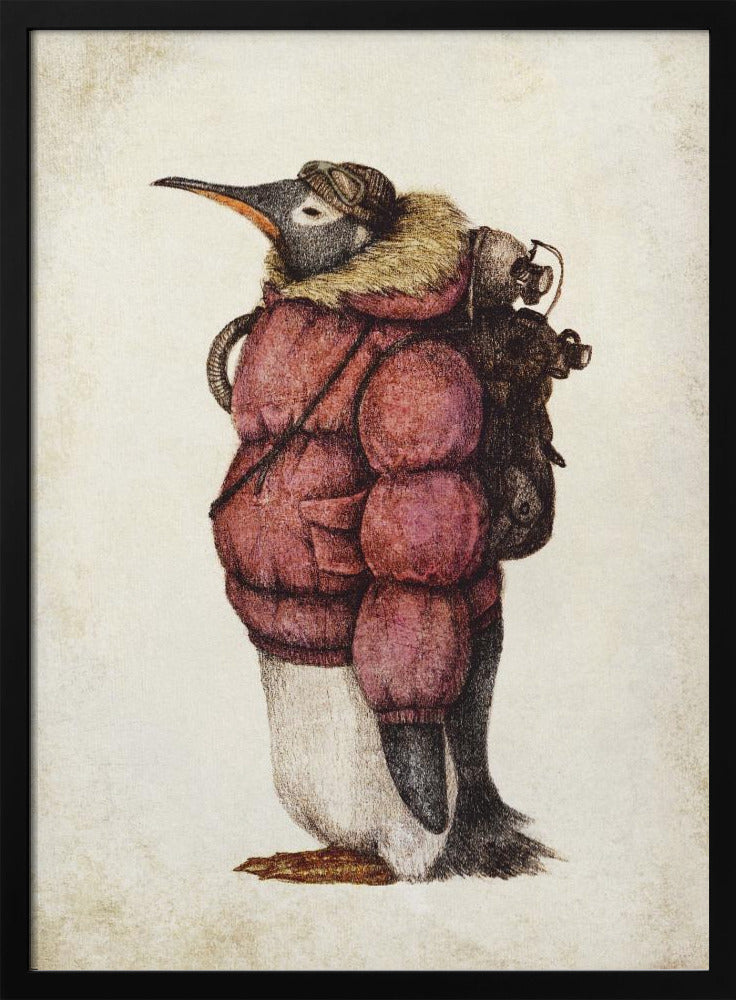 Hemelgebonden pinguïn | Poster
