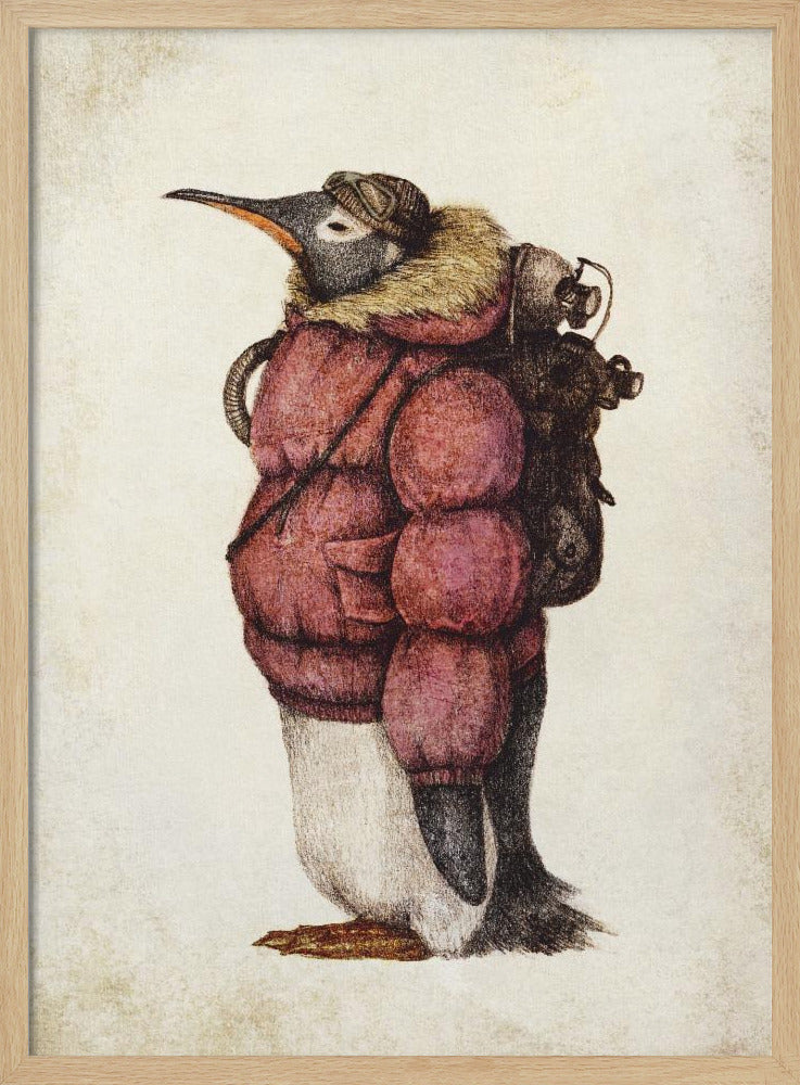 Hemelgebonden pinguïn | Poster