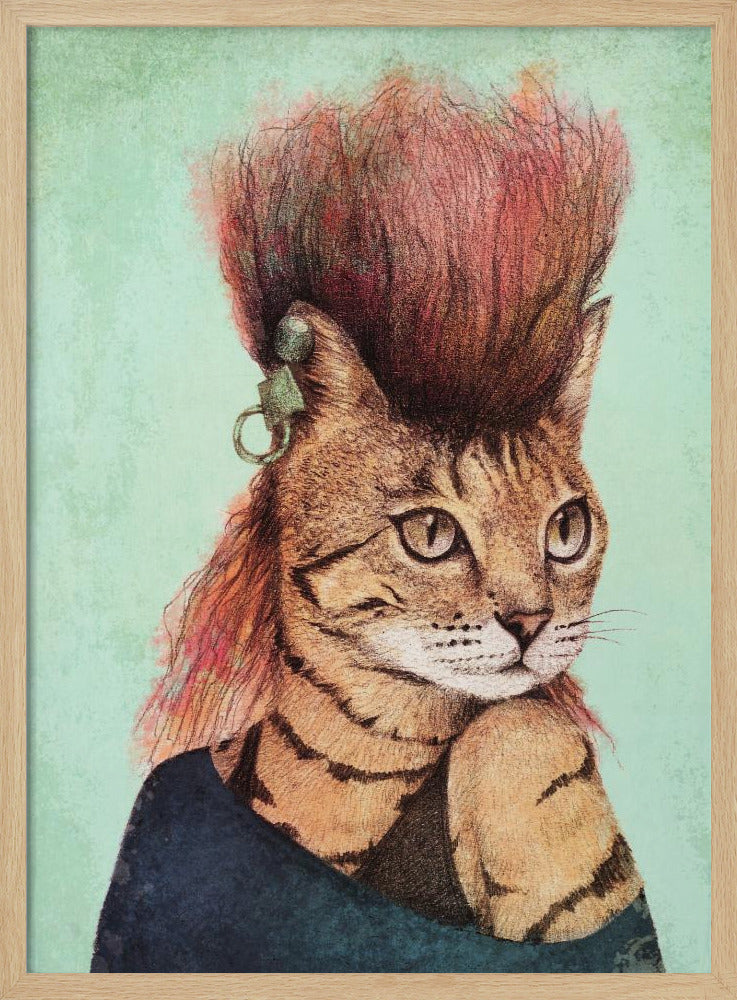 Stijlvolle Tabby Kat | Poster