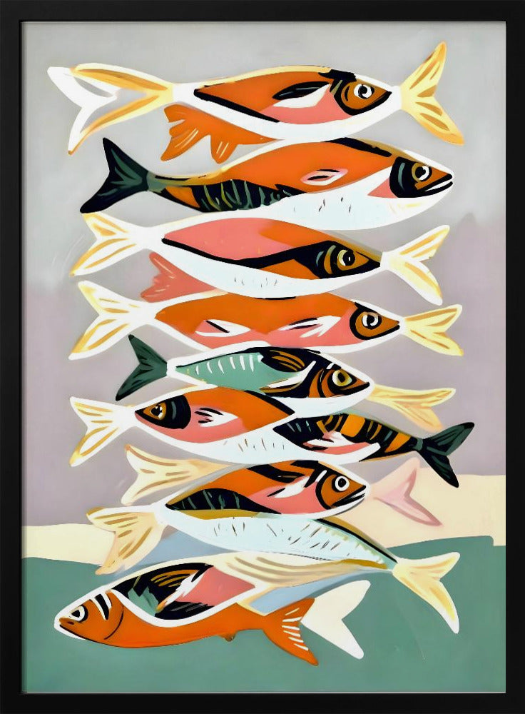 Gestileerde vis | Poster