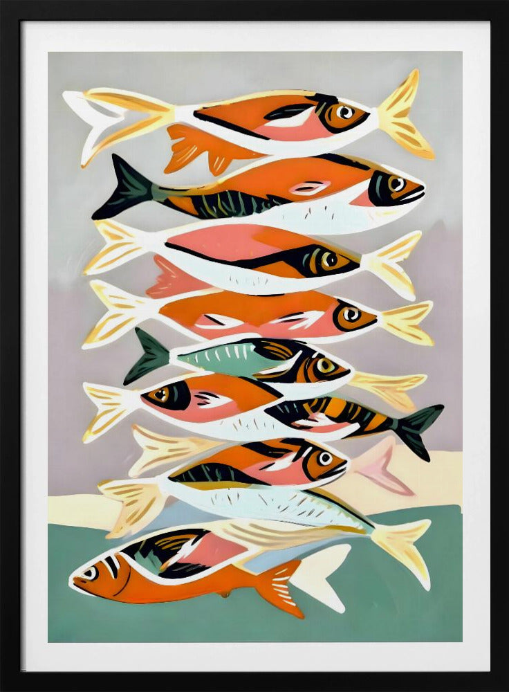 Gestileerde vis | Poster