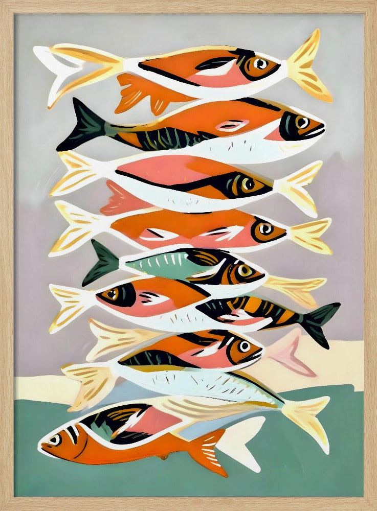 Gestileerde vis | Poster