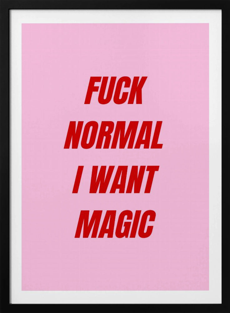 Vetgedrukte rode typografie | Poster