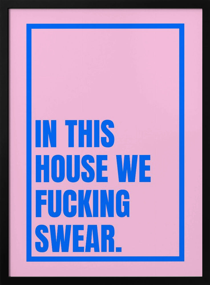 Stoute Huisverklaring | Poster