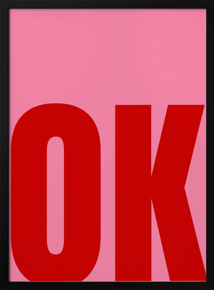 Gedurfde minimalistische tekst | Poster