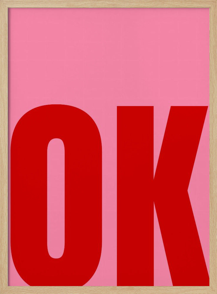 Gedurfde minimalistische tekst | Poster