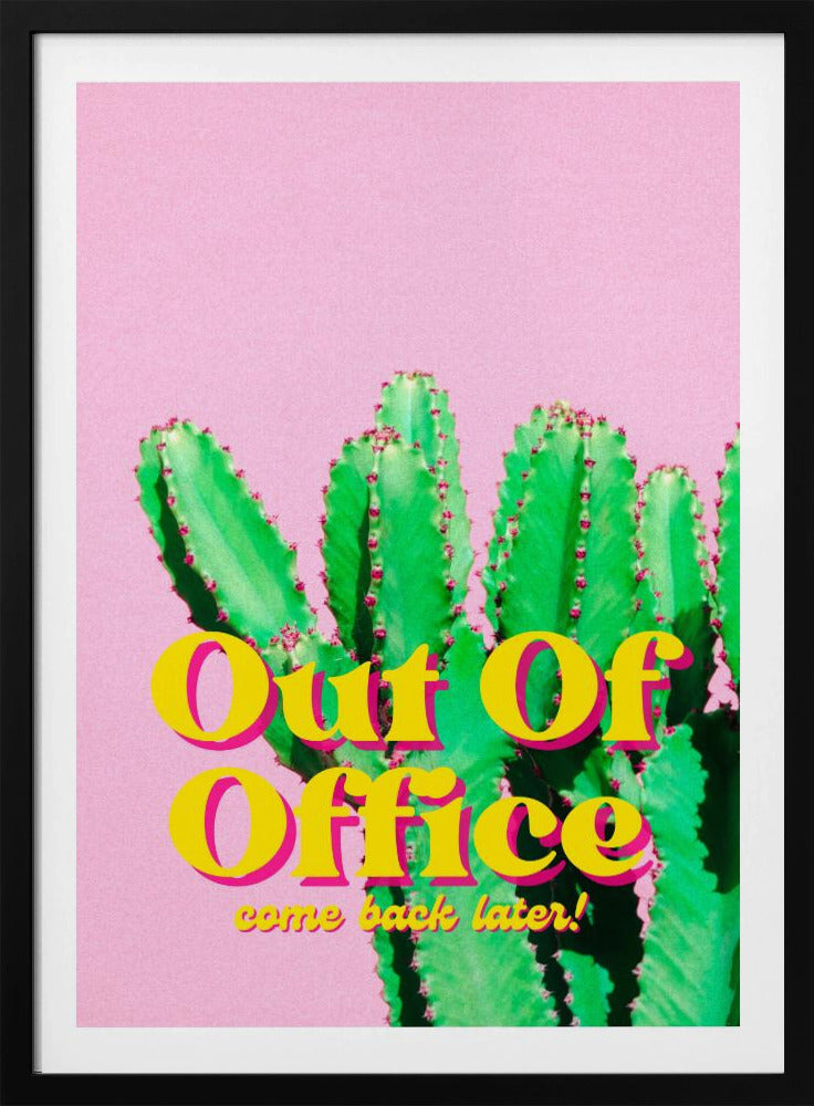 Vibrant Green Cactus | Poster