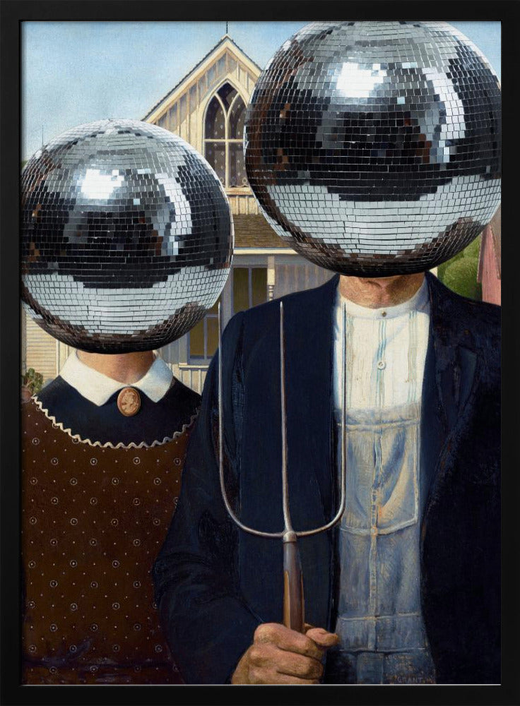American Gothic with Disco | Poster