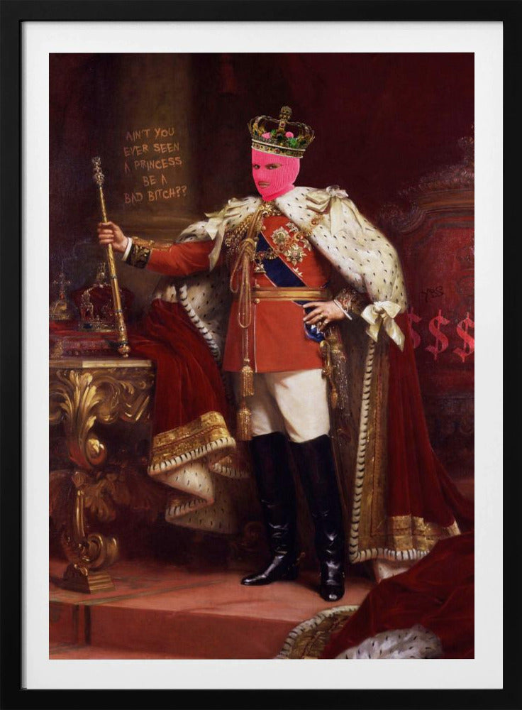 Koninklijke figuur in regalia | Poster