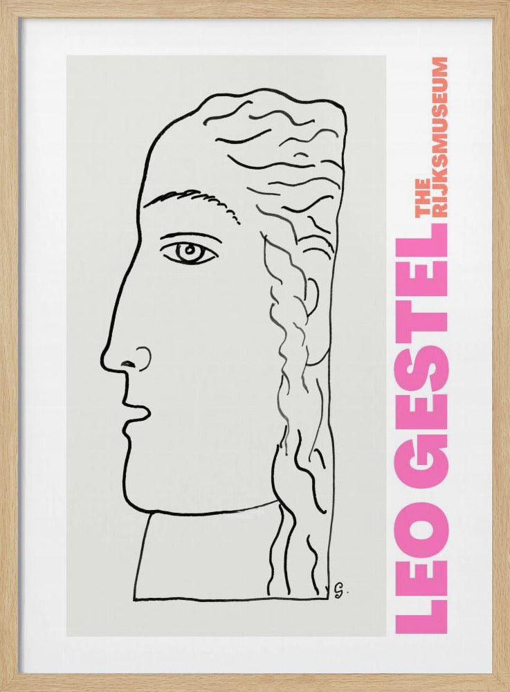 Elegant Profile Sketch | Poster