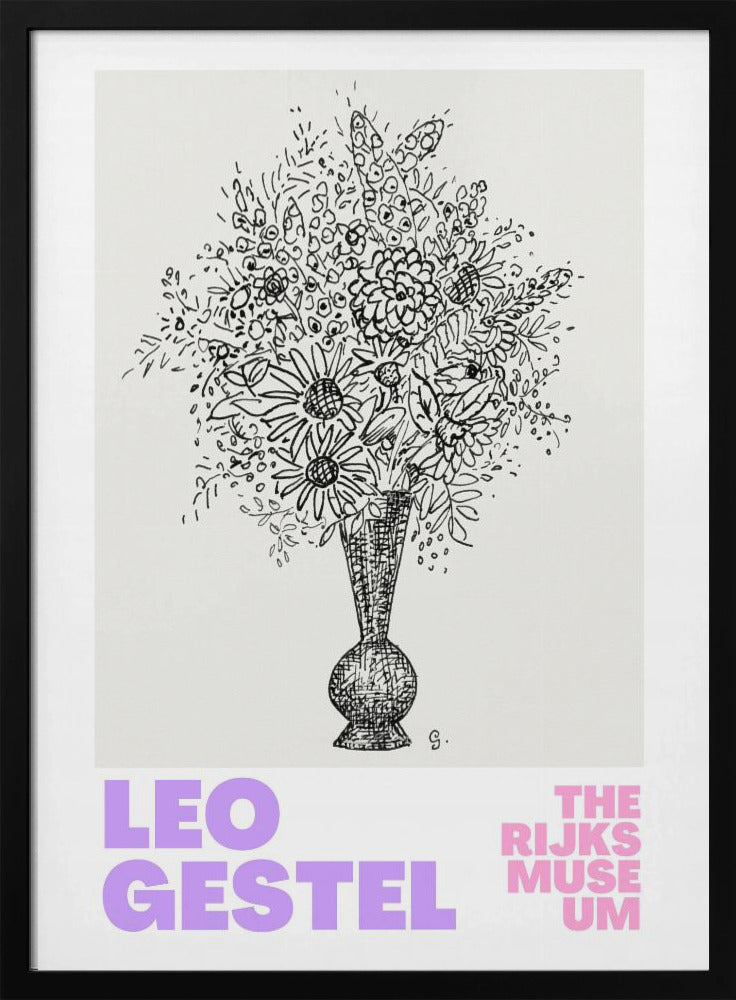 Elegant Flowers in a Vase | Poster