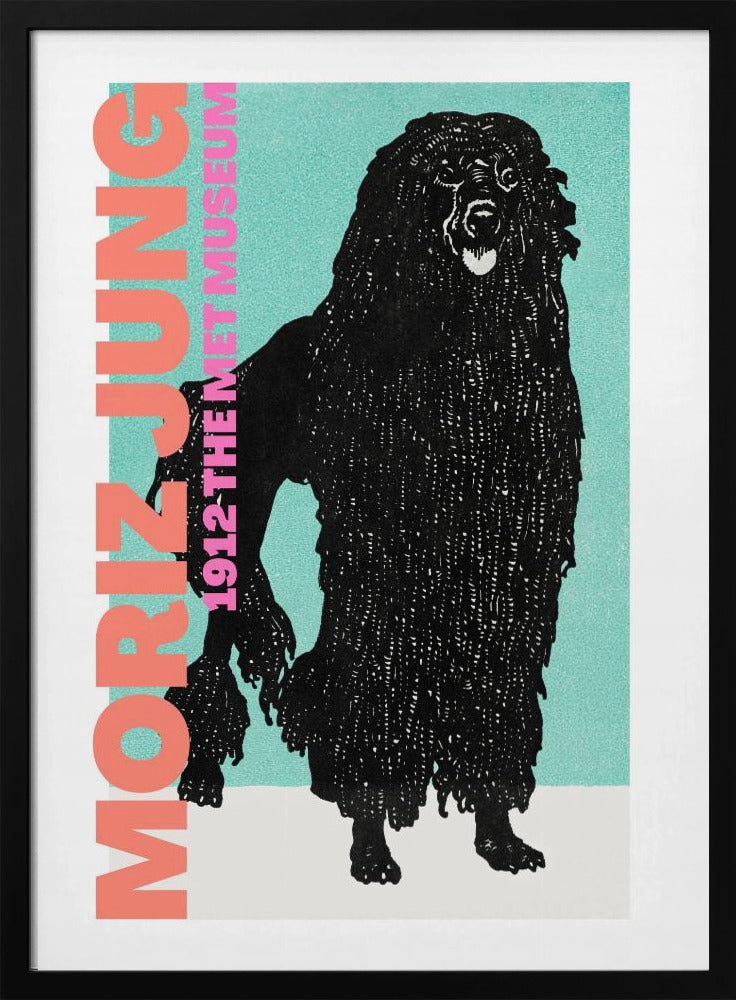Stylized Black Dog | Poster