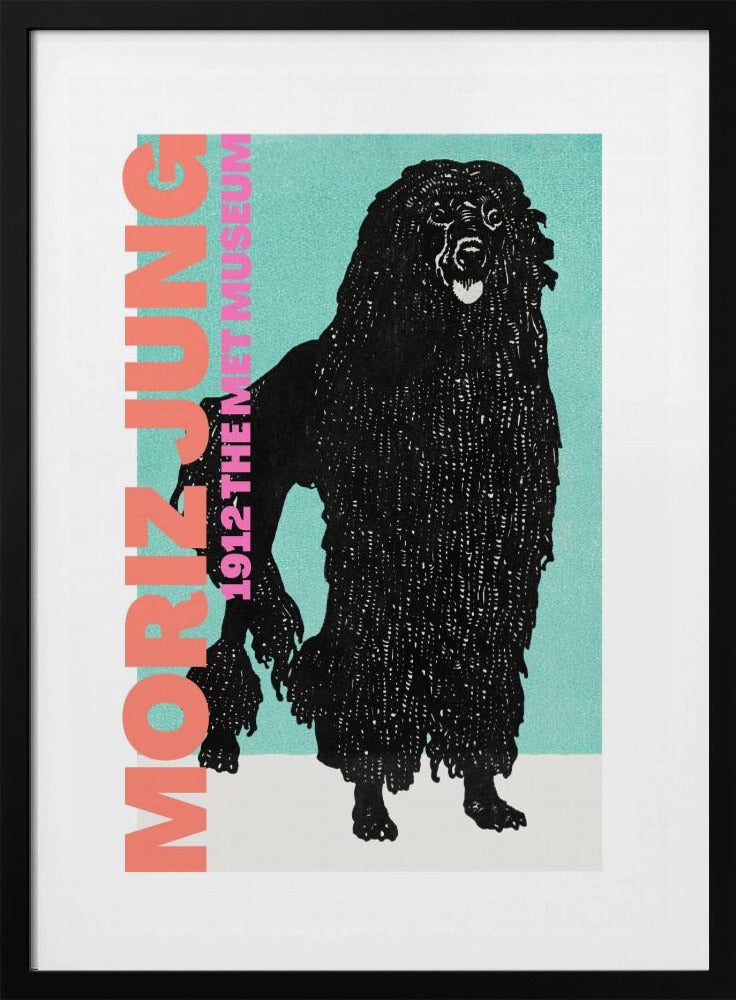 Stylized Black Dog | Poster