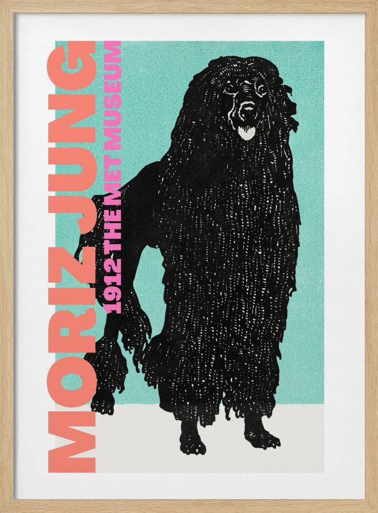 Stylized Black Dog | Poster