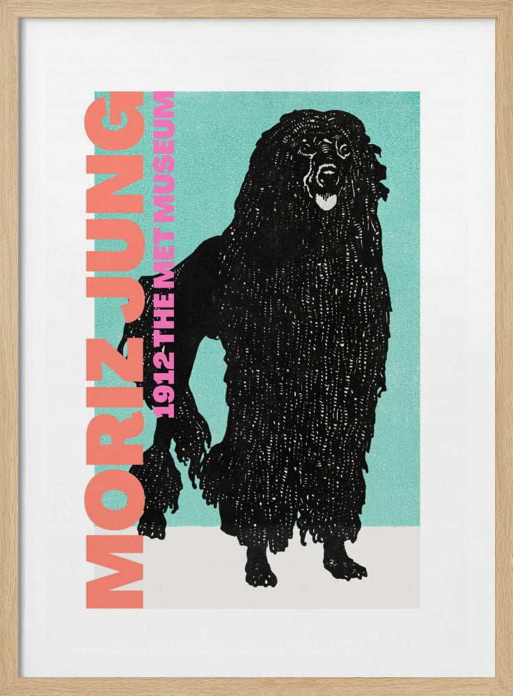 Stylized Black Dog | Poster