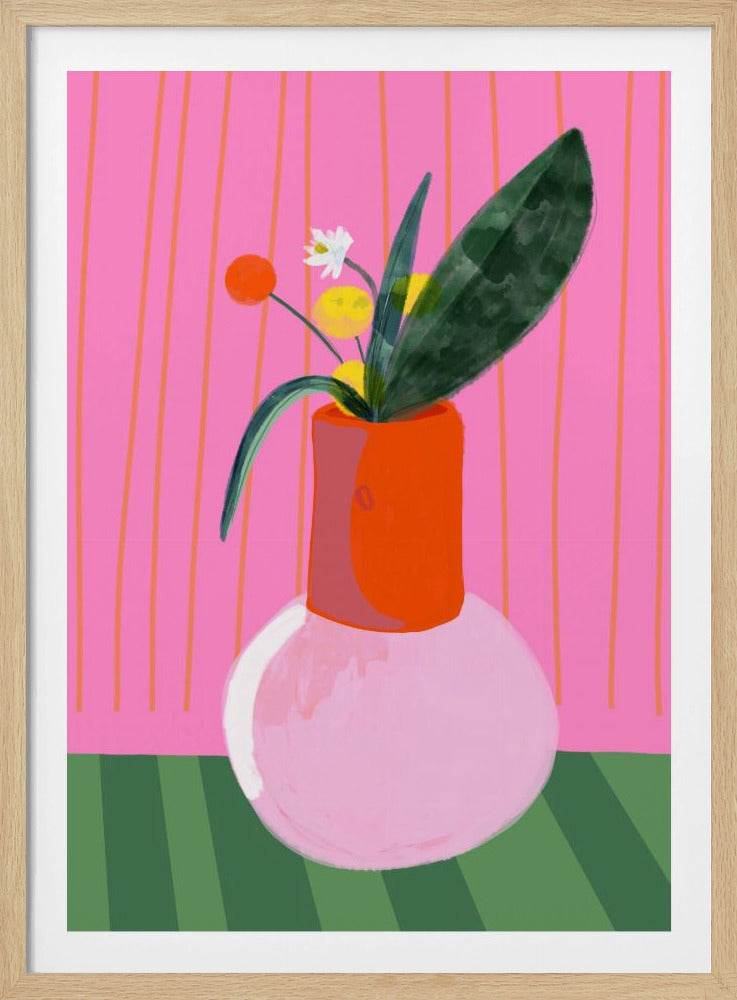 Levendige vaasdisplay | Poster