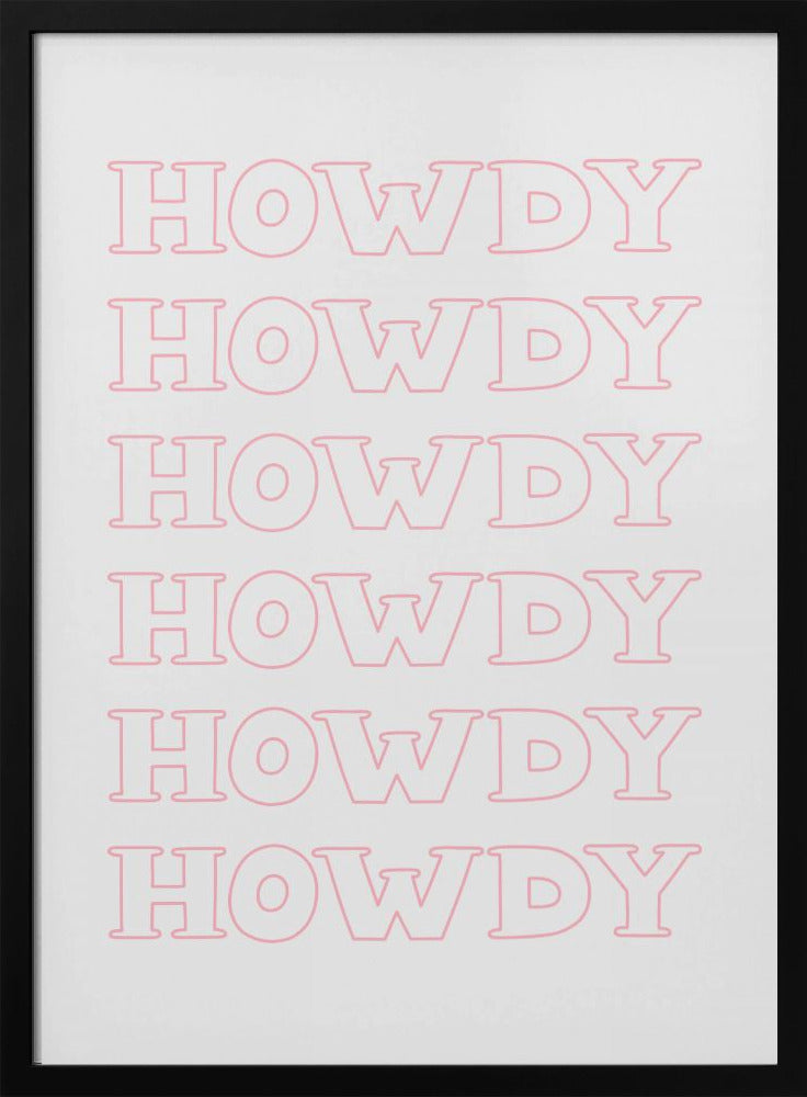 Roze Howdy | Poster