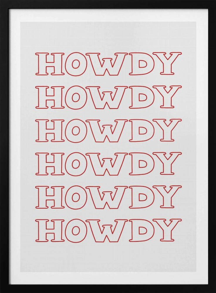 Rode Howdy | Poster