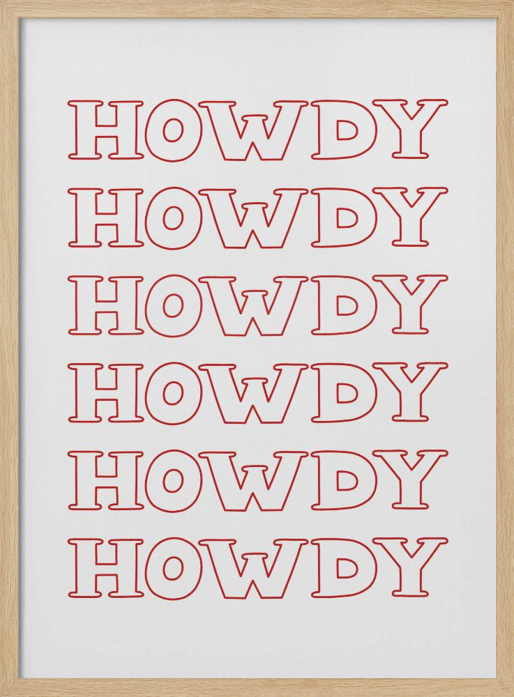 Rode Howdy | Poster