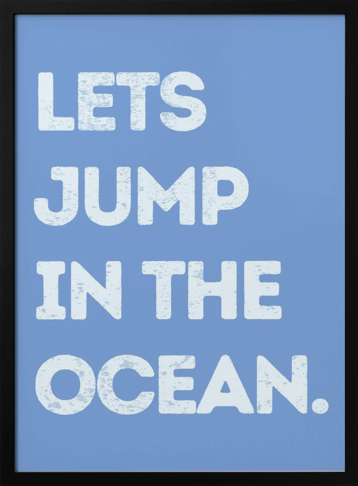 Spring in de oceaan | Poster
