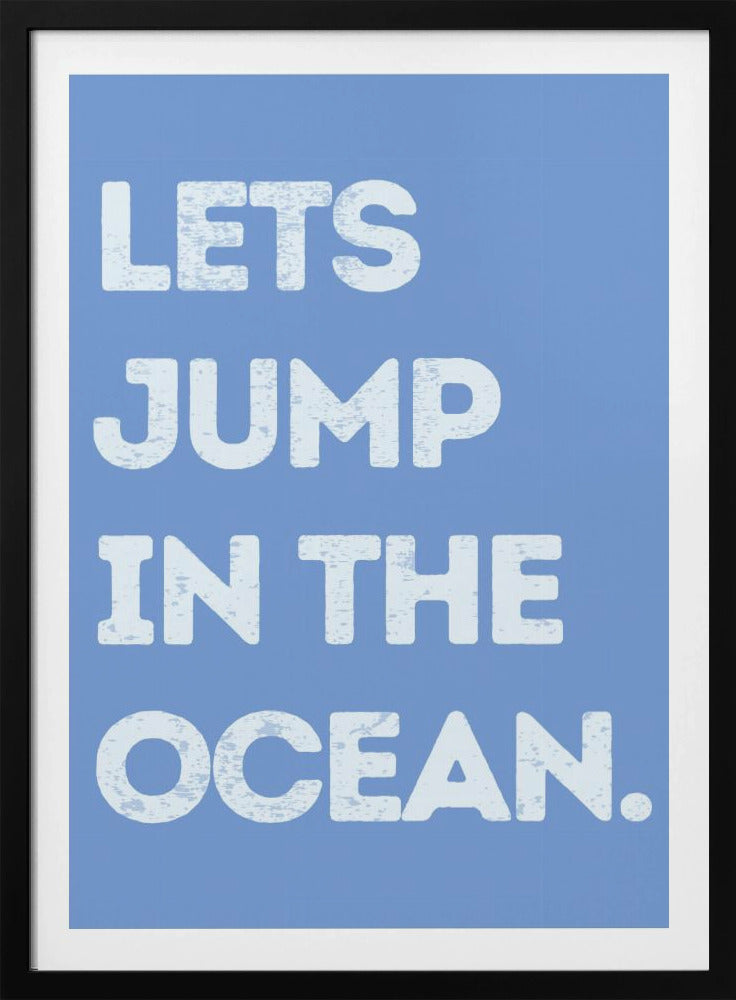Spring in de oceaan | Poster