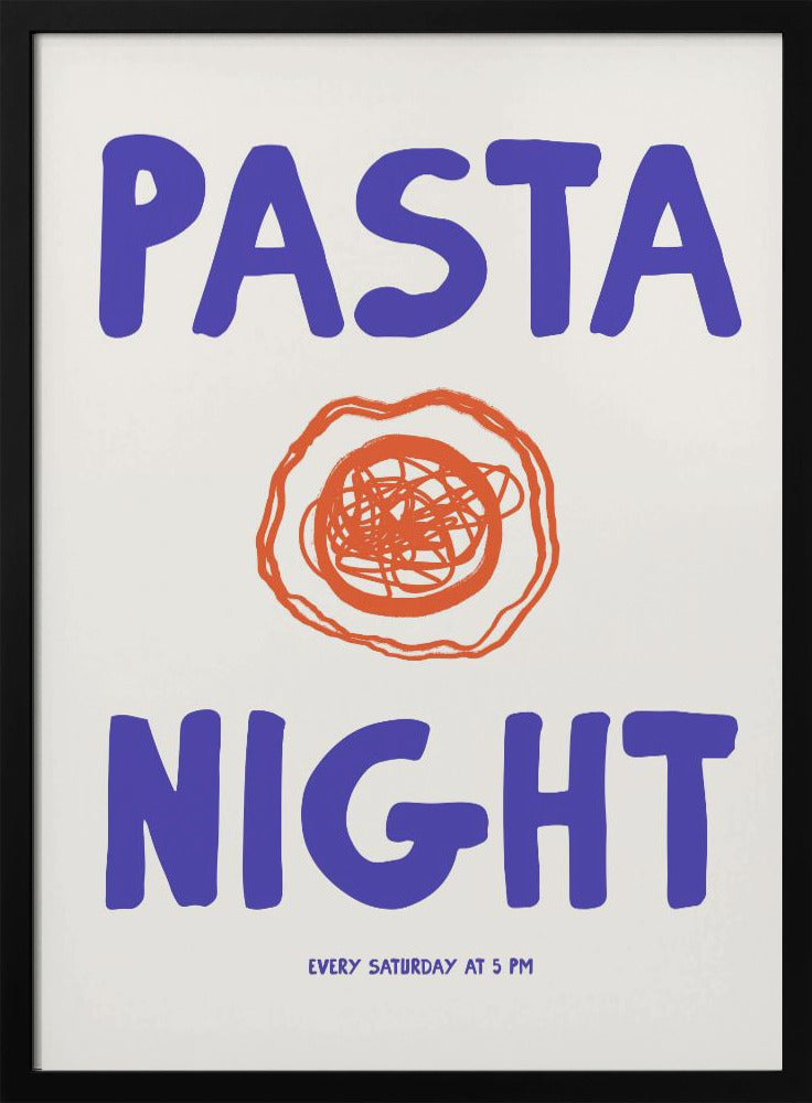 Pastaliefhebbers, verenigt u! | Poster