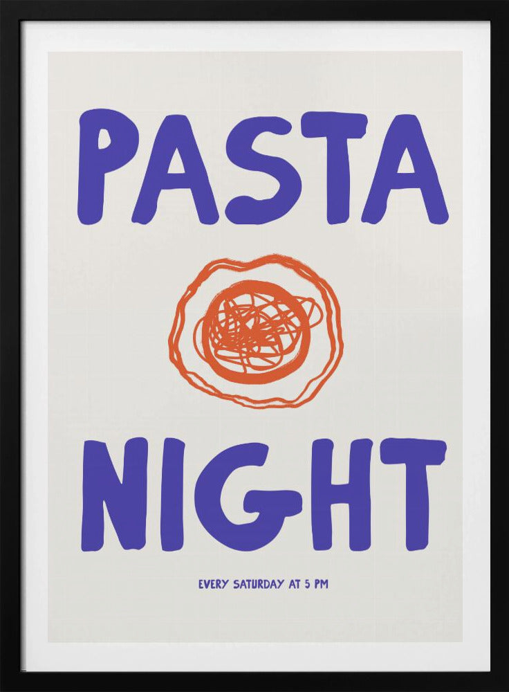 Pastaliefhebbers, verenigt u! | Poster