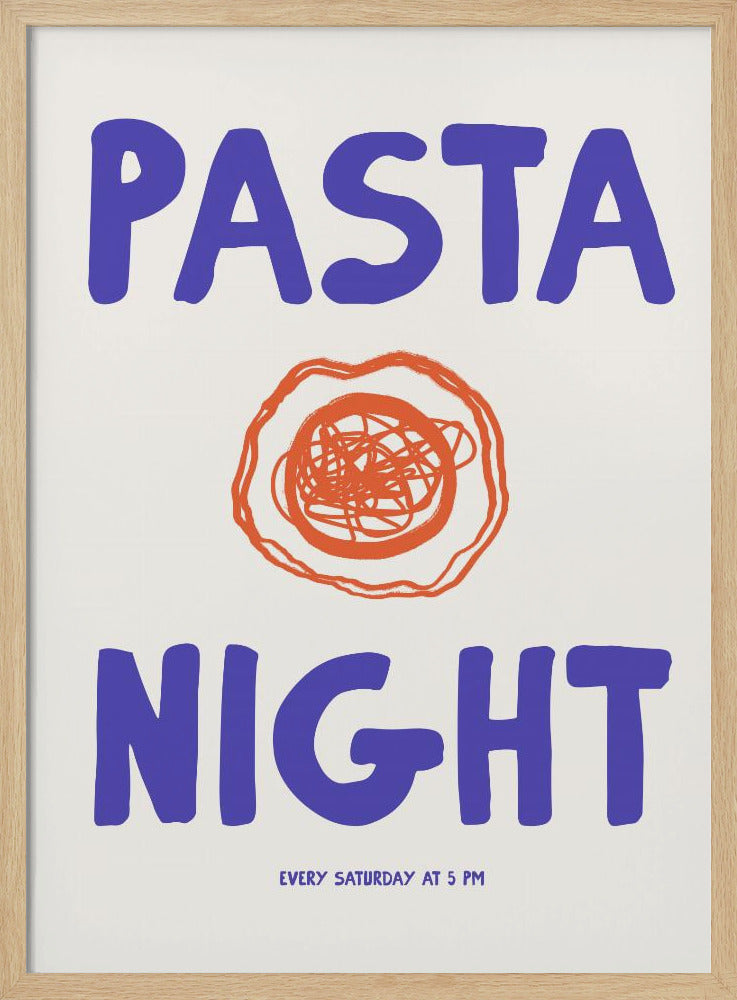Pastaliefhebbers, verenigt u! | Poster