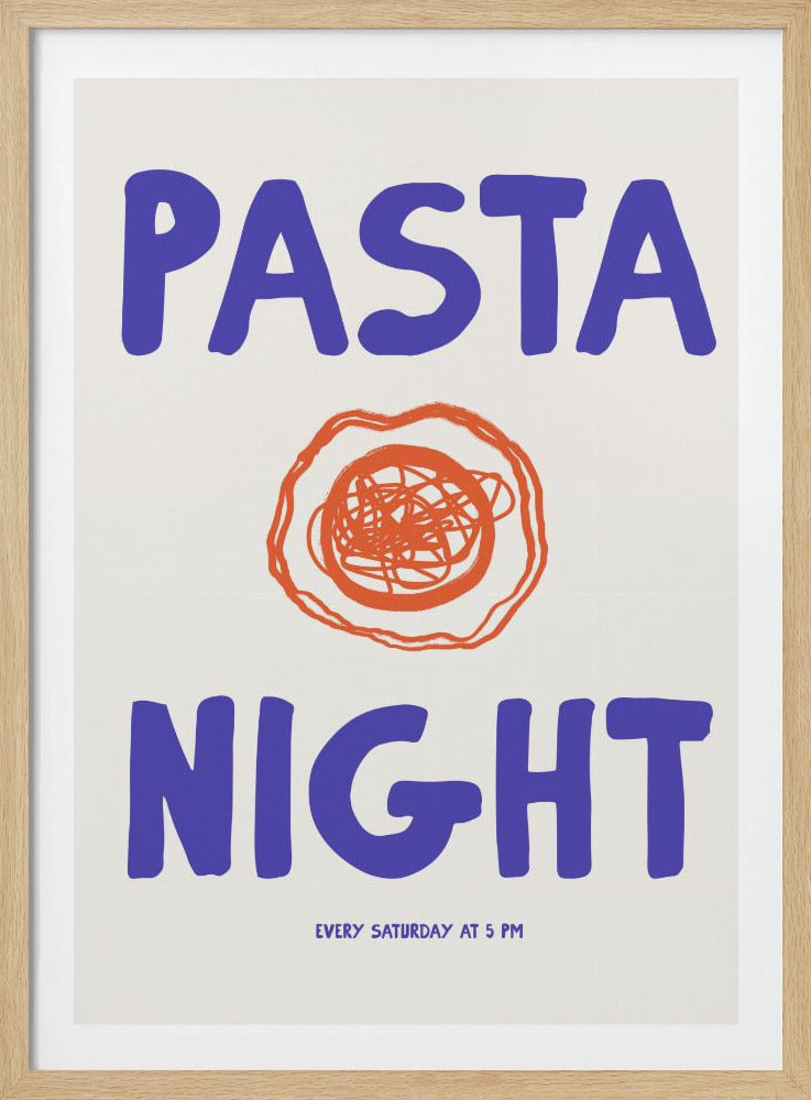 Pastaliefhebbers, verenigt u! | Poster