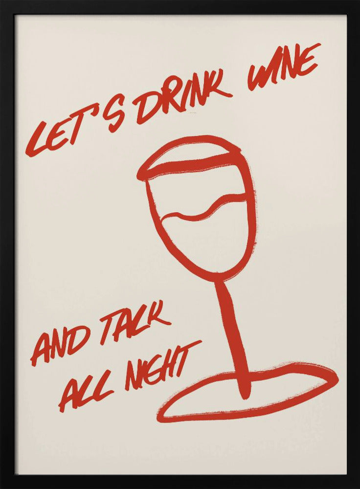 Wine & Words Unwind | Poster