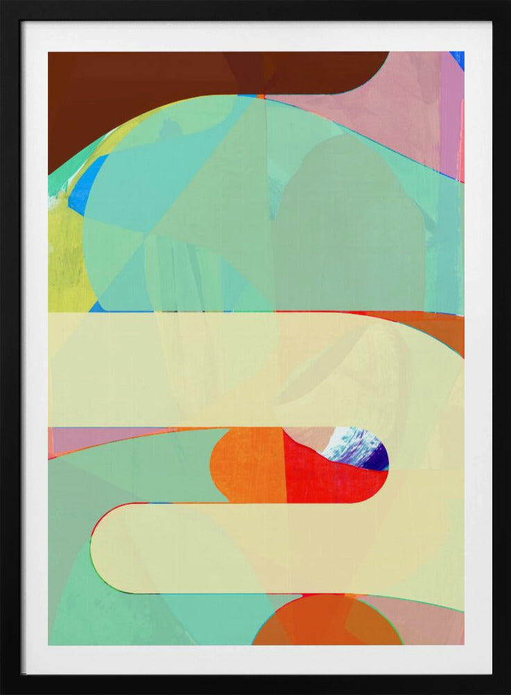 Kleurrijke geometrische vormen | Poster