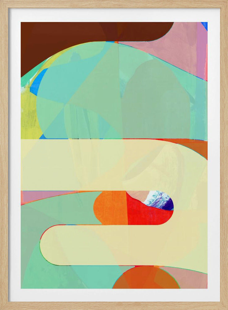 Kleurrijke geometrische vormen | Poster