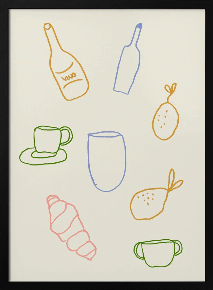Minimalistische brunch | Poster