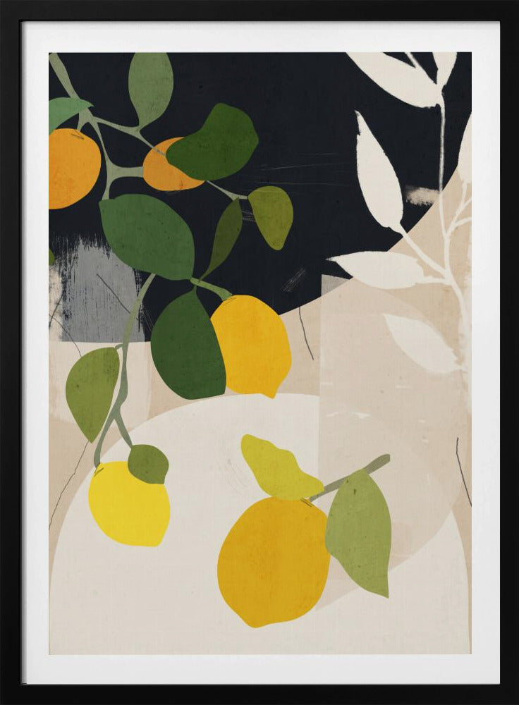 Citroen Abstracte Kunst | Poster