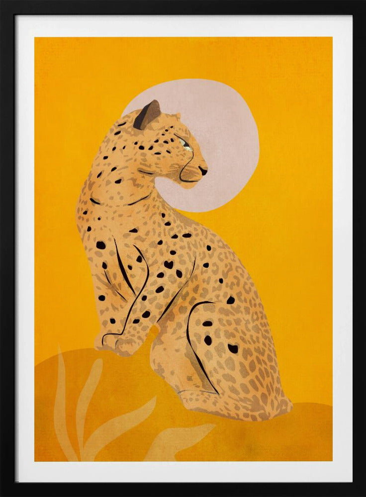 Gouden sierlijke cheetah | Poster