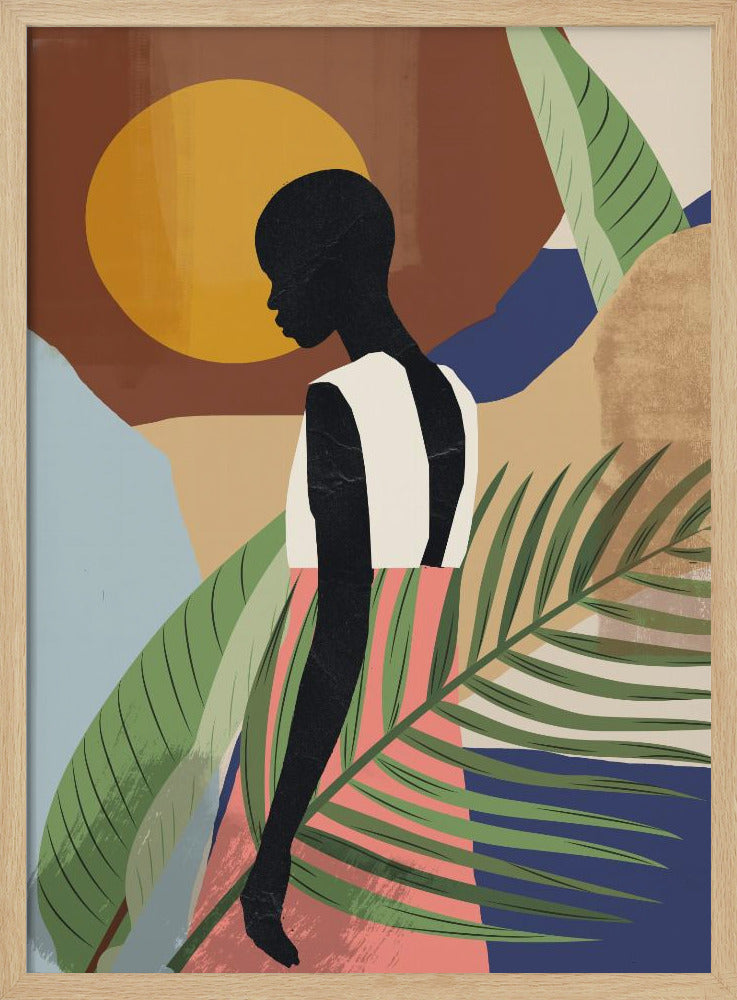 Tropische meisjesvorm | Poster