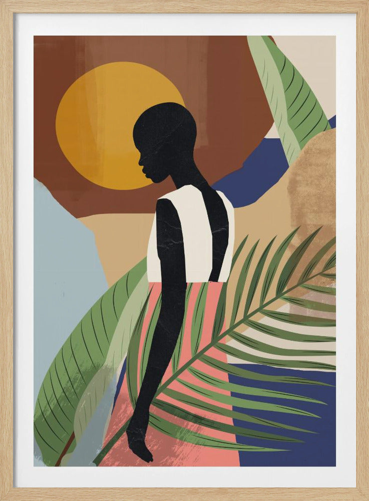 Tropische meisjesvorm | Poster