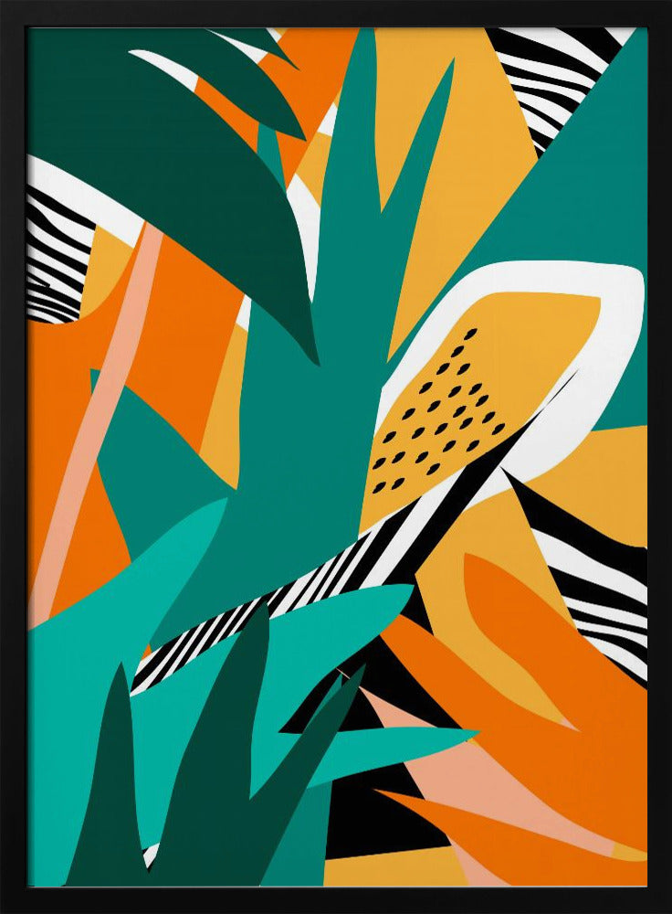 Jungle abstracte vorm | Poster