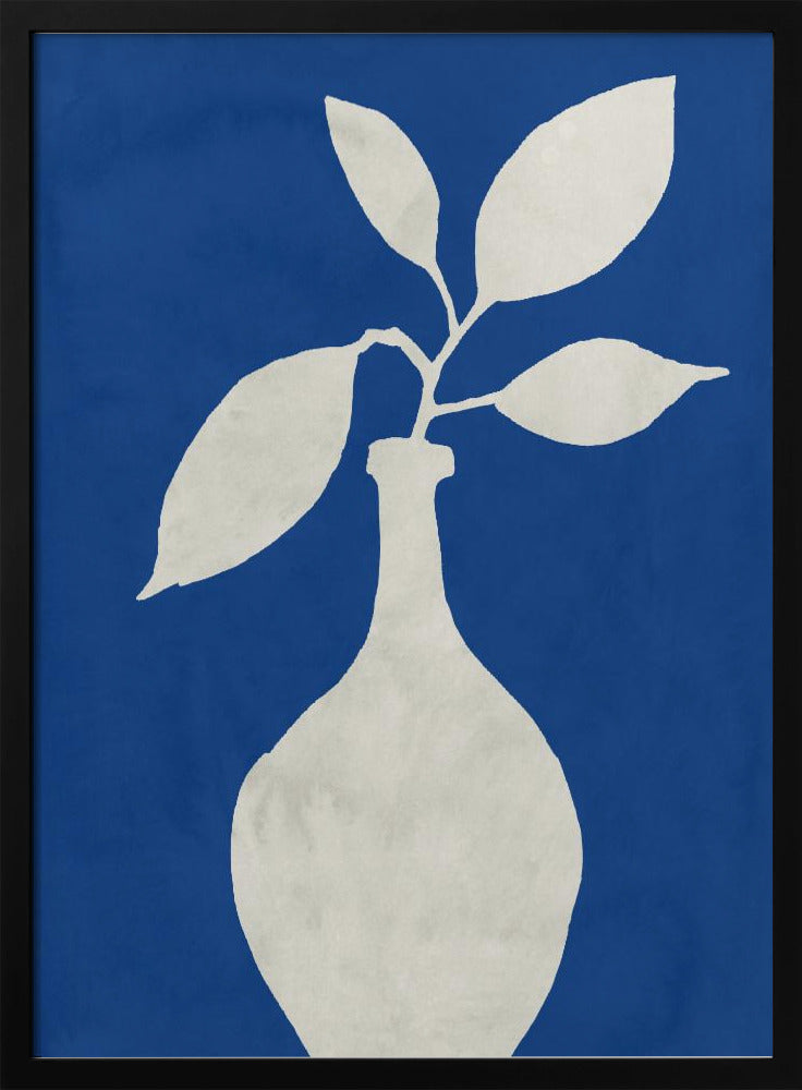 White Vase Silhouette | Poster