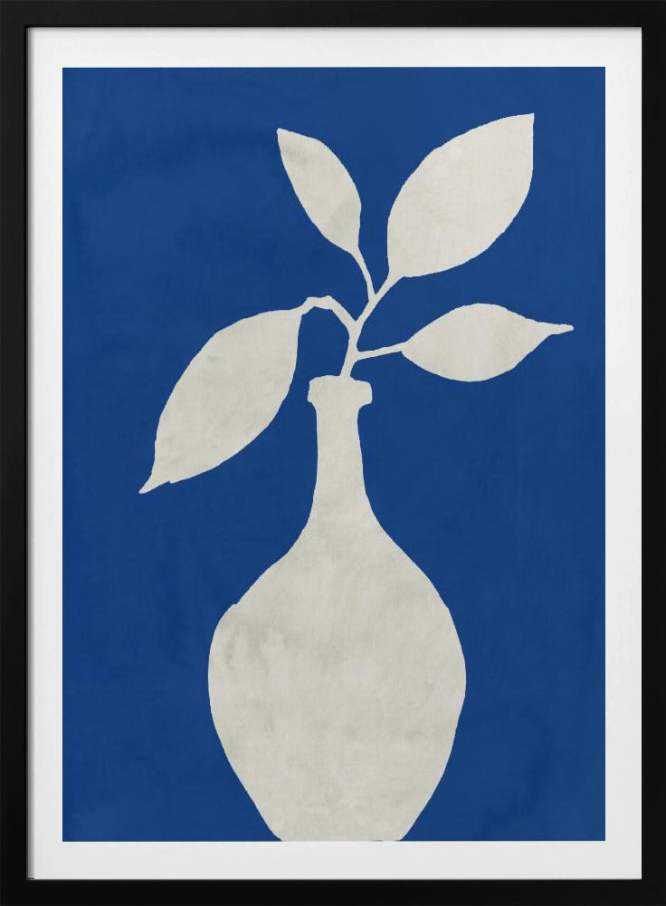 White Vase Silhouette | Poster