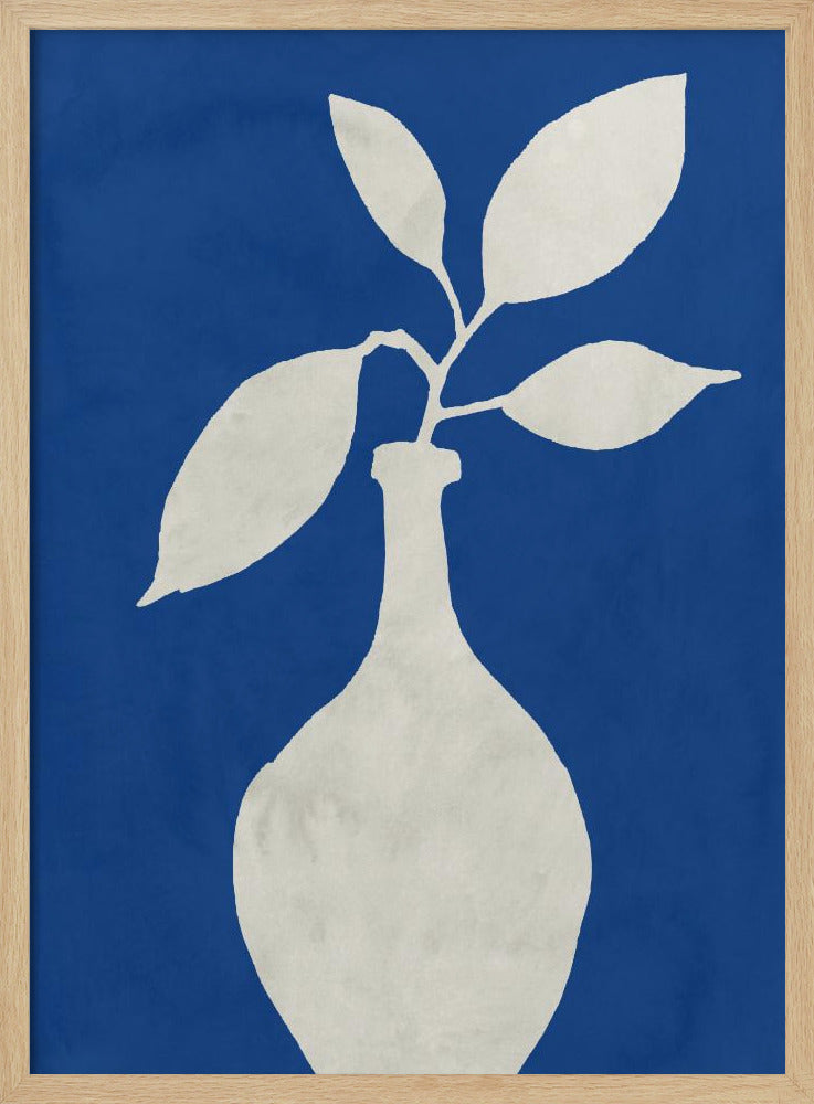 White Vase Silhouette | Poster