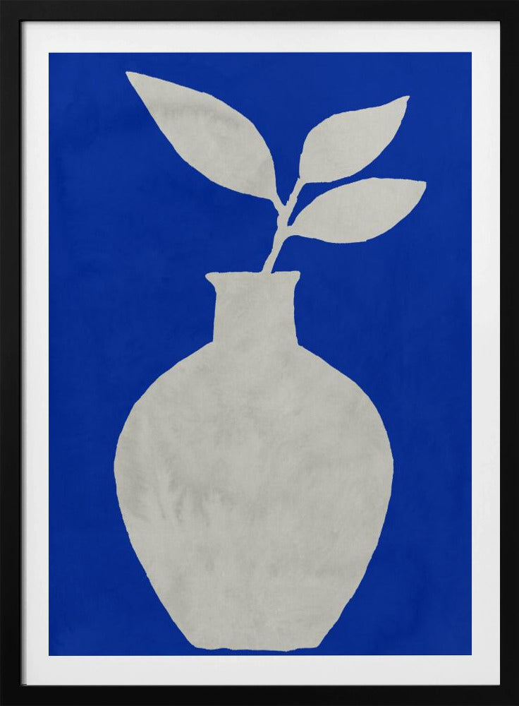 White Vase Silhouette | Poster