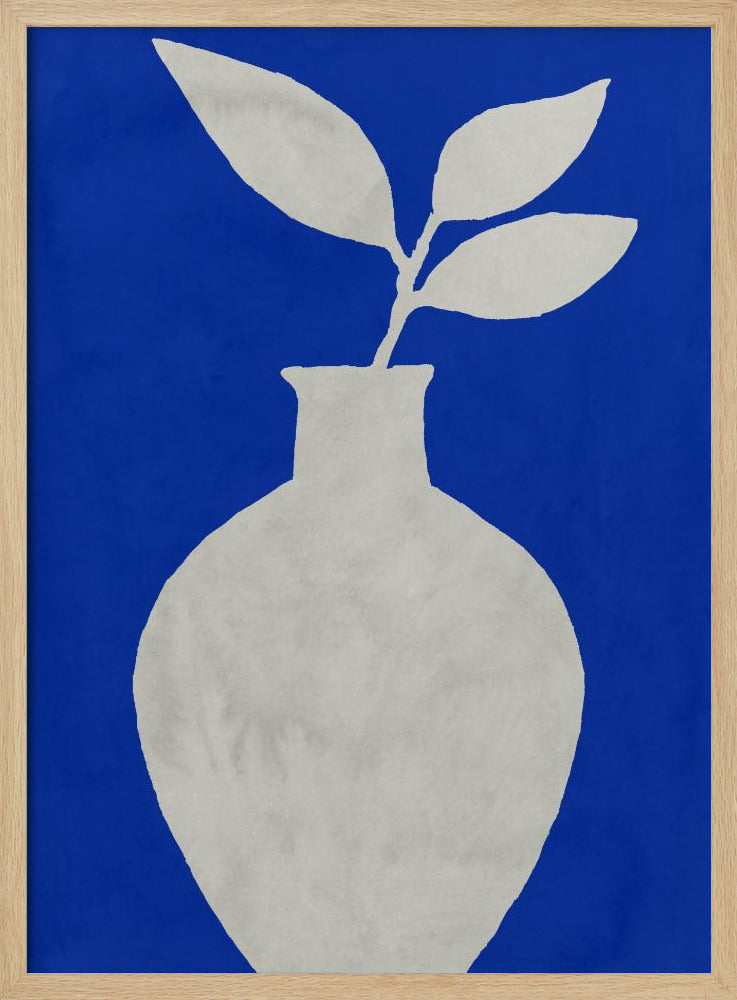 White Vase Silhouette | Poster