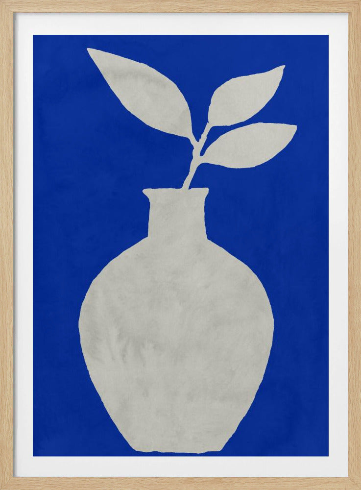 White Vase Silhouette | Poster