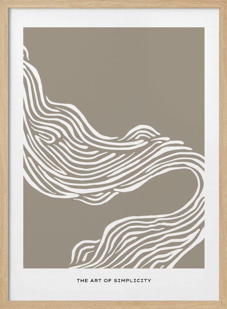 Vloeiende lijnen | Poster