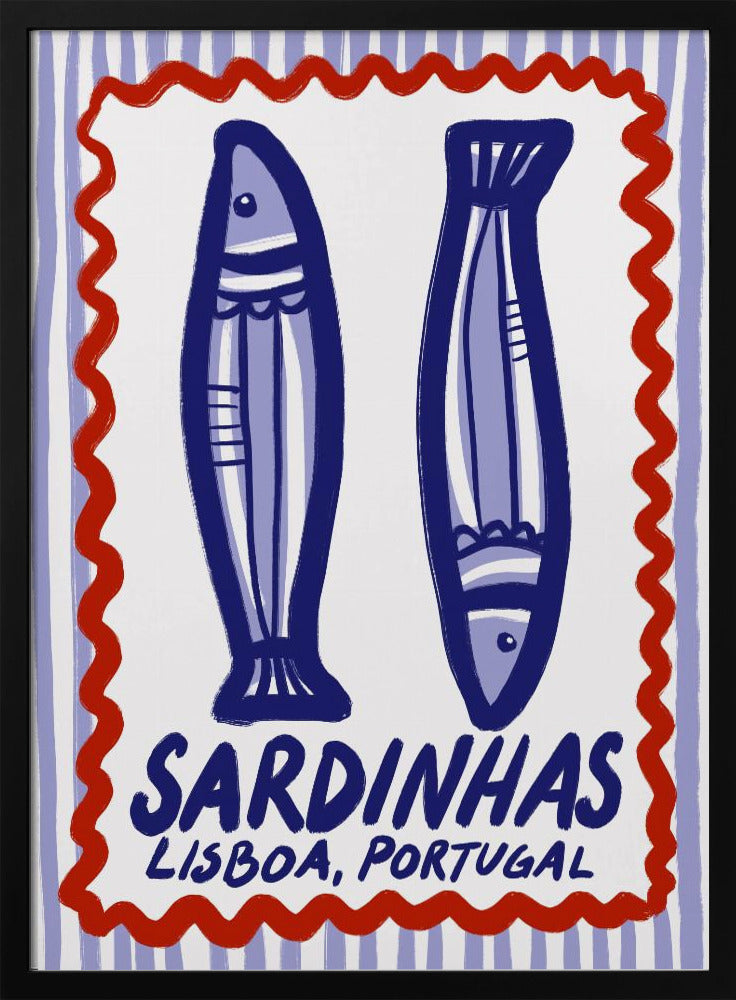 Lisbon Sardines Delight | Poster