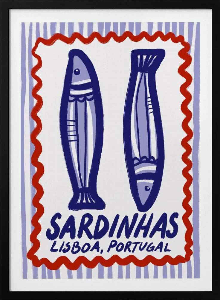 Lisbon Sardines Delight | Poster