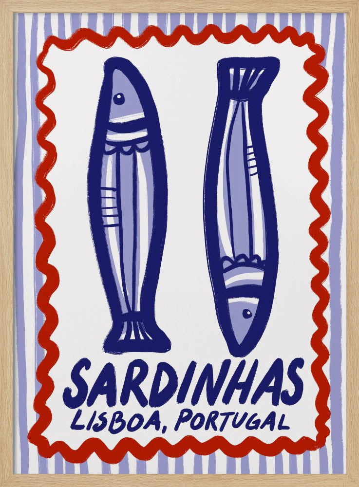 Lisbon Sardines Delight | Poster