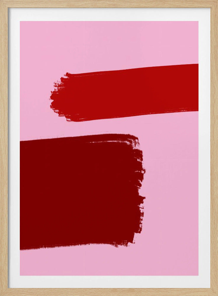 Crimson Strokes | Poster