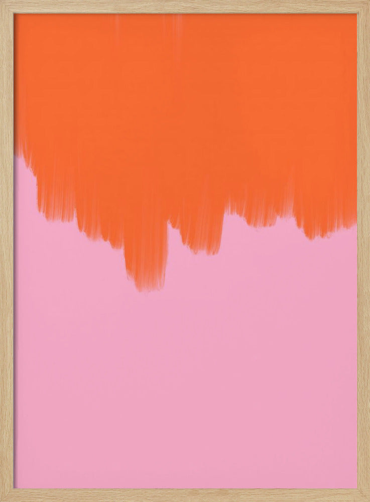 Orange Over Blossom | Poster